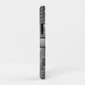 Personalisierte Glitterie Silber Streichperlen Case-Mate iPhone Hülle (Hinten/Rechts)