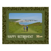 Personalisierte glückliche Altersvorsorge Geschenk Poster (Vorderseite)