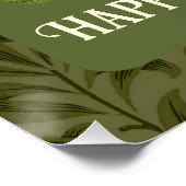 Personalisierte glückliche Altersvorsorge Geschenk Poster (Ecke)