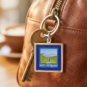 Personalisierte glückliche Renten-Geschenke für Ma Schlüsselanhänger