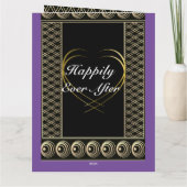 Personalisierte Glückskarte zum 49. Geburtstag Karte (Rückseite)