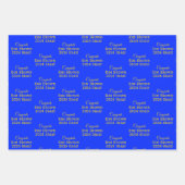 Personalisierte Glückwunsch Abschluss Grad Name Gr Geschenkpapier Set (Vorderseite 3)