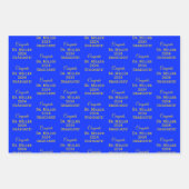 Personalisierte Glückwunsch Abschluss Grad Name Gr Geschenkpapier Set (Vorderseite 2)