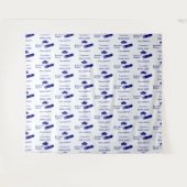 Personalisierte Glückwunsch Graduiertenkolorierung Wandteppich (Vorderseite (Horizontal))