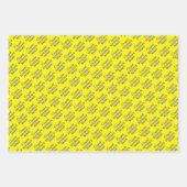 Personalisierte Glückwunsch Retiree! Blau auf Gold Geschenkpapier Set (Vorderseite)