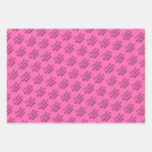 Personalisierte Glückwunsch Retiree! Heiß rosa auf Geschenkpapier Set (Vorderseite 2)