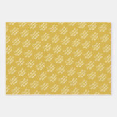 Personalisierte Glückwunsch Retiree! Metall Gold u Geschenkpapier Set (Vorderseite)