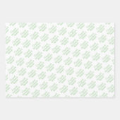 Personalisierte Glückwunsch Retiree! Weiß auf Sage Geschenkpapier Set (Vorderseite 2)