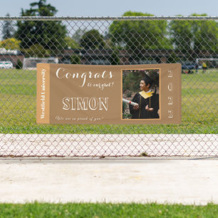 Personalisierte Glückwunsch zu unserem Grad   Brow Banner