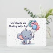 Personalisierte Glückwunschkarte Einladung (Stehend Vorderseite)