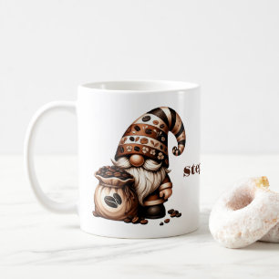 Personalisierte Gnome-Kaffee-Tasse Kaffeetasse