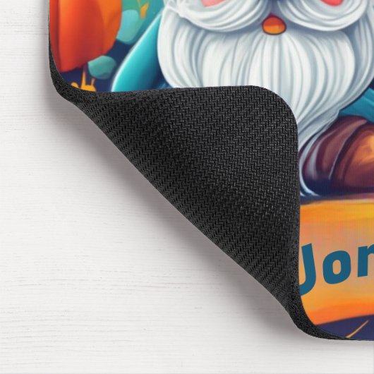 Personalisierte Gnome Maus Pad, Maus Pad. Mousepad (Ecke)