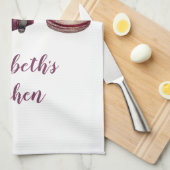 Personalisierte Gnomes Backen Kochen Niedlich Whim Geschirrtuch (Viertel Falte)