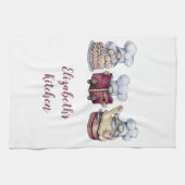 Personalisierte Gnomes Backen Kochen Niedlich Whim Geschirrtuch (Horizontal)