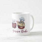 Personalisierte Gnomes Backen Kochen Niedlich Whim Kaffeetasse (VorderseiteRechts)