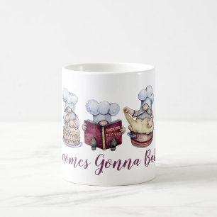 Personalisierte Gnomes Backen Kochen Niedlich Whim Kaffeetasse