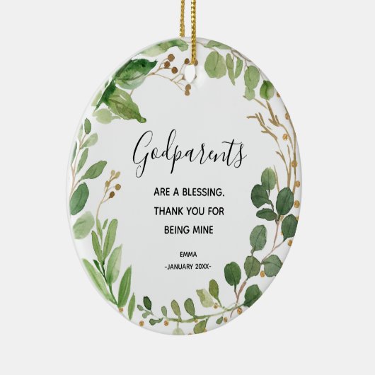 Personalisierte Godelterner Weihnachtsschmuck (Rechts)