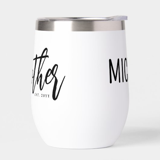 Personalisierte Godmutter Brush Script Typografie (Links)