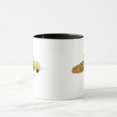 Personalisierte Gold & Black Modern Chic Team Brid Tasse (Zentrum)