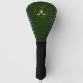 Personalisierte Gold-Golfklubs Golf Headcover (Vorderseite)