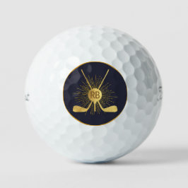 Personalisierte Gold-Golfklubs Golfball