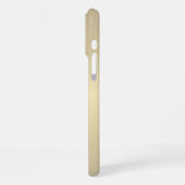 Personalisierte Gold-Monogramm-Initiale und Name iPhone Hülle (Linke Seite)