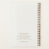 Personalisierte Gold Script Calligrafy Bible-Studi Notizblock (Rückseite)