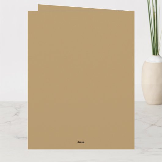 Personalisierte Golden Cross Baby Christening Tauf Karte (Rückseite)