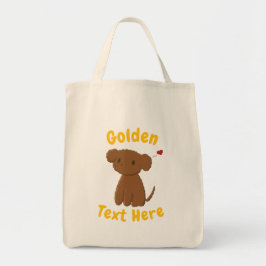 Personalisierte Golden Doodle-Hund-Tragetaschen Tragetasche