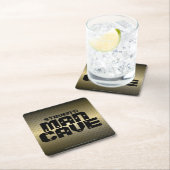 Personalisierte Golden Ombre Diamond Plate Man Höh Rechteckiger Pappuntersetzer (Vor Ort)