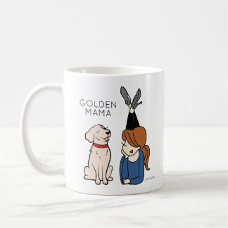 Personalisierte Golden Reriever Mama-Kaffee-Tasse Kaffeetasse