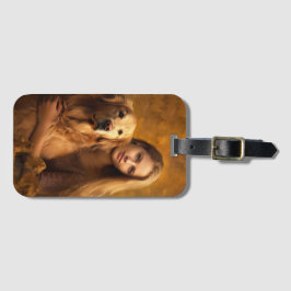 Personalisierte Golden Retriever Best Dog Mama Gepäckanhänger