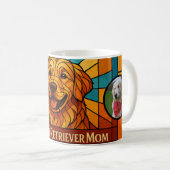 Personalisierte Golden Retriever Mama Tasse - Benu (VorderseiteRechts)