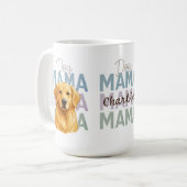 Personalisierte Golden Retriever Mama Tasse - Benu (Vorderseite Links)