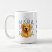 Personalisierte Golden Retriever Mama Tasse - Benu (Links)