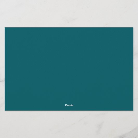 Personalisierte Golden Retriever Note Monogram Briefpapier (Rückseite)