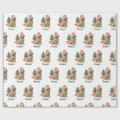 Personalisierte Goldendoodle-Wrapping Paper Gesche Geschenkpapier (Flach)
