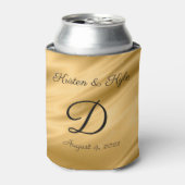 Personalisierte goldene Hochzeit Cooler Dosenkühler (Kanne Vorderseite)