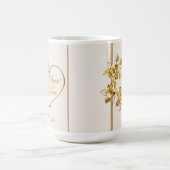Personalisierte Goldene Hochzeit-Tasse Kaffeetasse (Mittel)