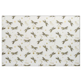 Personalisierte Goldene Namenspunkte und Dragonfly Stoff (Fat Quarter (45,7 x 55,9 cm))