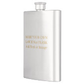 Personalisierte Goldene Text- oder Foto-Geschenke Flachmann (Links)