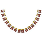 Personalisierte Goldene Ticketschokolade Geburtsta Wimpelkette (Alle)