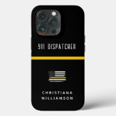 Personalisierte Goldflagge 911 Case-Mate iPhone Hülle (Rückseite)