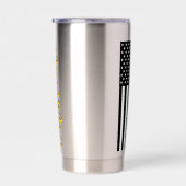 Personalisierte Goldflagge 911 für den Dispatcher Thermobecher (Rechts)