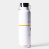 Personalisierte Goldflagge 911 Trinkflasche (Vorne)
