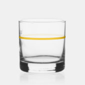 Personalisierte Goldflagge 911 Whiskyglas (Links)