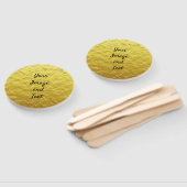 Personalisierte Goldfolie Fächer (Non-assembled)