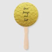 Personalisierte Goldfolie Fächer (Vorderseite)
