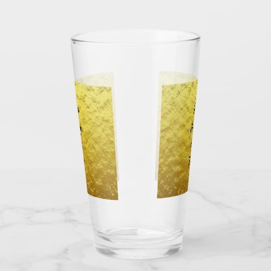 Personalisierte Goldfolie Glas (Rechts)