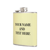 Personalisierte Goldgewohnheit Ihr eigenes Foto Flachmann (Links)